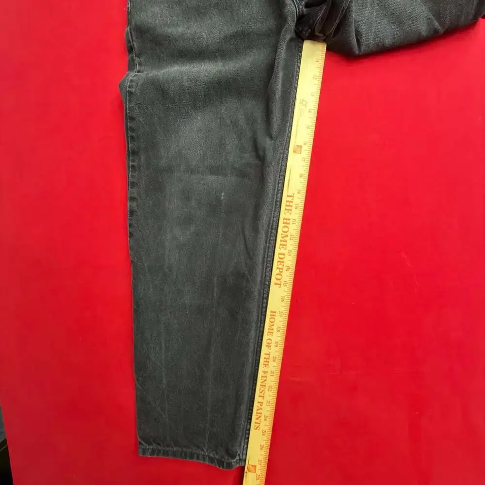 Vintage Levi's 550 Jeans Mens 38 x 30 Relaxed FIT Black Denim 2004 Y2K Grunge FA